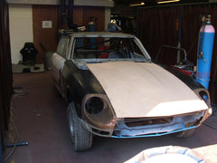 Kit de jaula de seguridad T45 DATSUN 240Z histórico certificado por FIA/MSUK según el Apéndice K