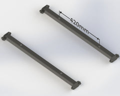 Kit de riel de asiento FIA y MSUK 25CrM04 L