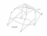 Kit de jaula de seguridad T45 para FORD Escort MK2 Clásico. Certificado FIA / MSUK