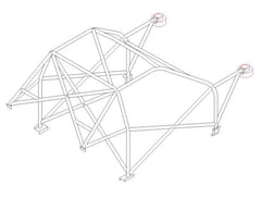 FORD Fiesta Mk3/4 Multipoint CDS roll cage kit