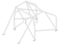 Jaula de seguridad CDS atornillada internacional FORD Fiesta Mk5+6+ST150. Certificada por la FIA