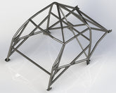 kit de jaula de seguridad FORD Mustang Notchback International T45. Certificado por la FIA