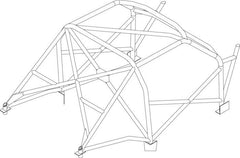 PEUGEOT 106 Stock Hatch Race Multipoint CDS roll cage kit