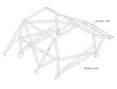 kit de jaula de seguridad Multipoint CDS para RENAULT 5 Turbo 80-84. Certificado por la FIA
