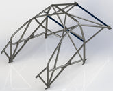 Kit de jaula de seguridad multipunto T45 para RENAULT Clio MK3. Certificado FIA/MSUK