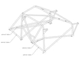 SIMCA Rallye Historic CDS roll cage kit. MS UK Compliant to Appendix K