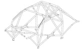 SUBARU Impreza GVB GrpN International Multipoint T45 roll cage kit. FIA Certificated