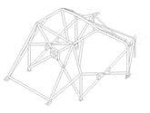 SUZUKI Ignis International Multipoint T45 roll cage kit. FIA Certificated