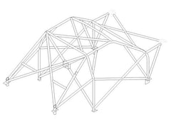 Kit de jaula antivuelco multipunto T45 para VAUXHALL Corsa C 00 International. Certificado por la FIA.