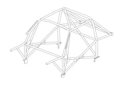 VOLKSWAGEN Golf Mk1 Multipoint T45 roll cage kit