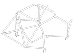 VOLKSWAGEN Vento International Multipoint T45 roll cage kit. FIA Certificated