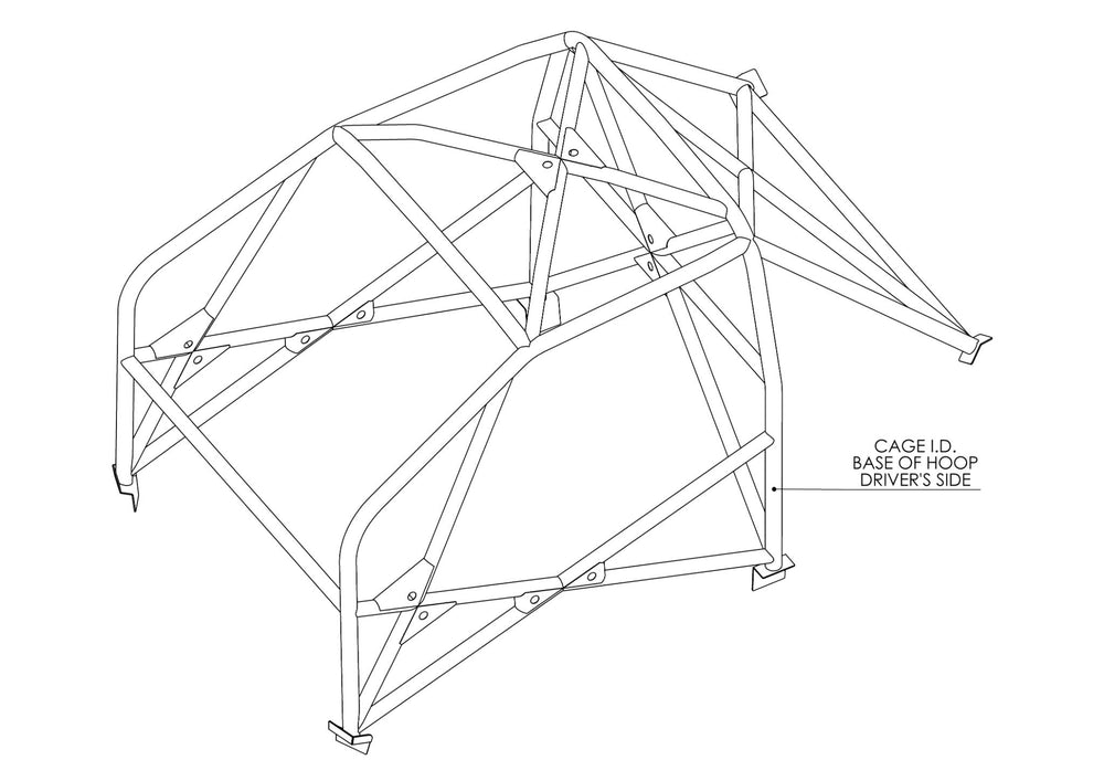 VOLKSWAGEN UP Multipoint T45 roll cage