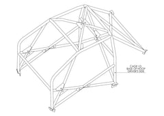 VOLKSWAGEN UP Multipoint T45 roll cage