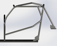 Jaula antivuelco AC Cobra Historic T45 con certificación FIA