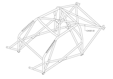 AUDI 80 S2 Multipoint CDS roll cage kit 