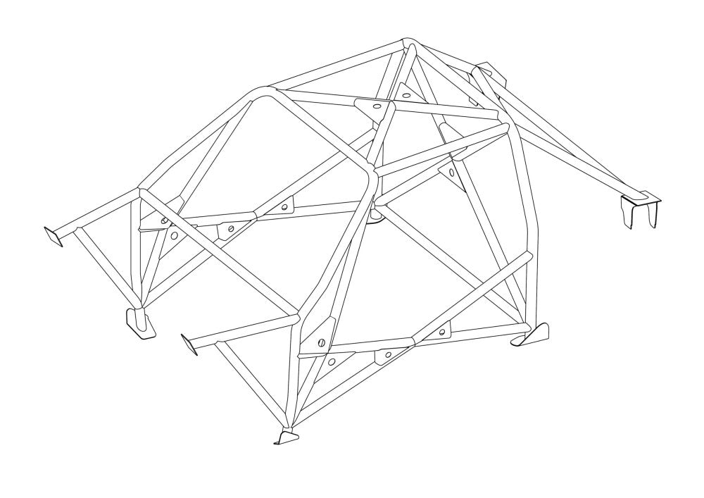 kit de jaula de seguridad Multipoint T45 para AUDI Quattro SWB