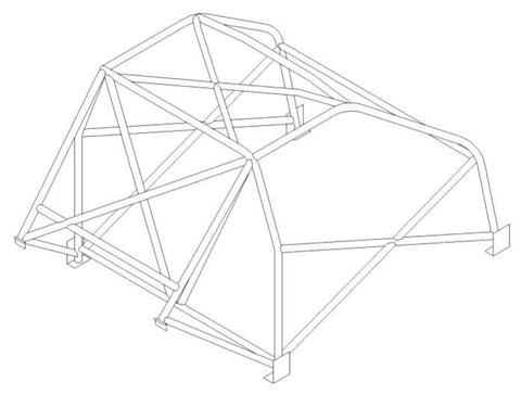 BMW CSL Historic T45 roll cage kit. FIA/MSUK Appendix K compliant 