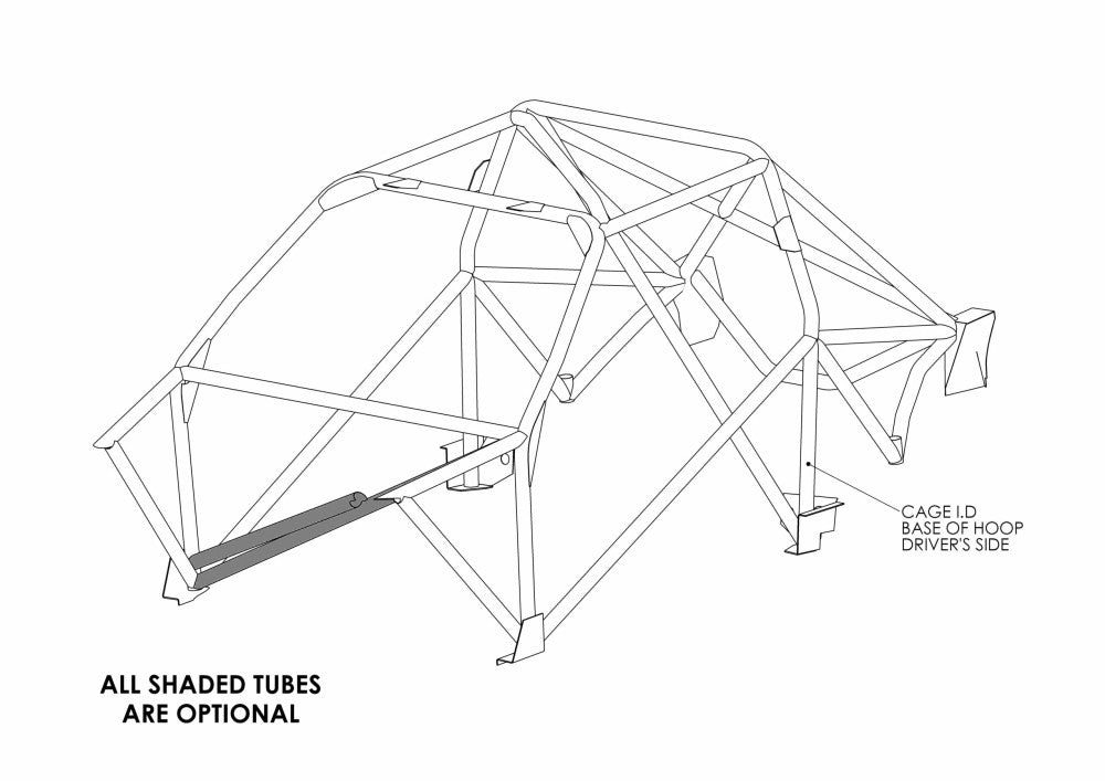 jaula de seguridad 25CrMo4 estilo de fábrica BMW E30 M3 '87