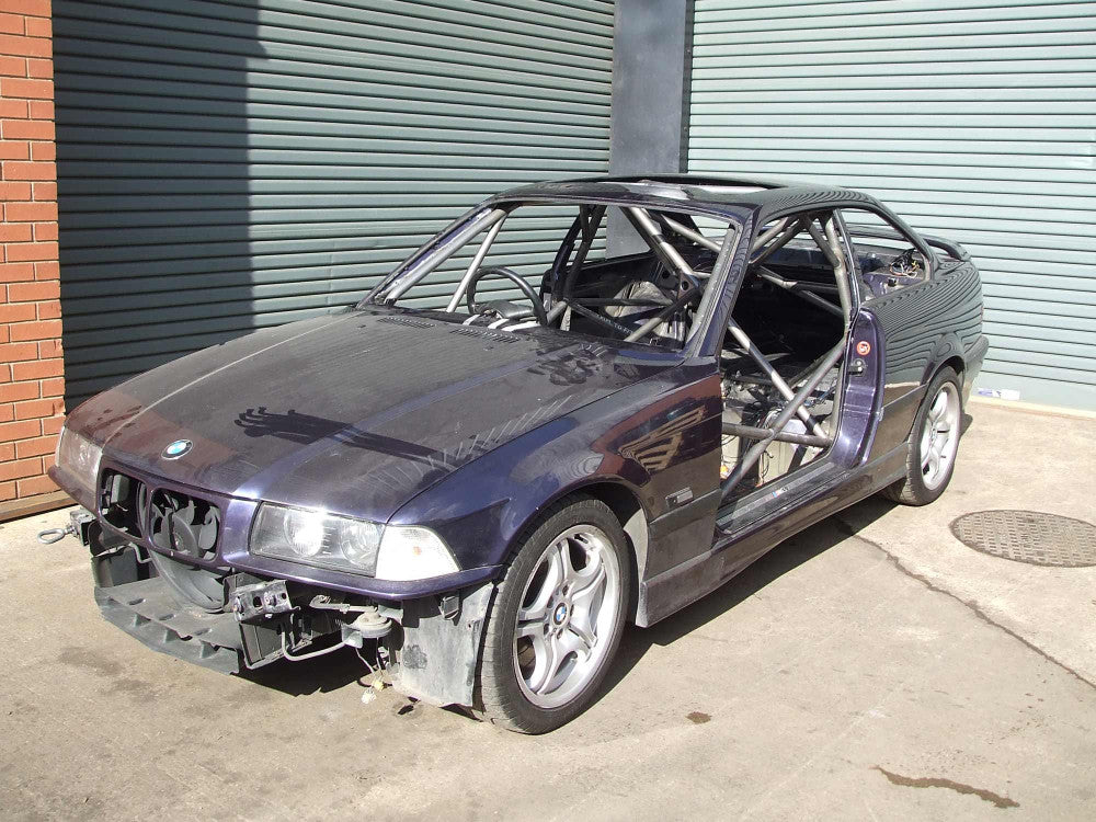 BMW E36 2dr Step 2 International Multipoint T45 roll cage kit. FIA Certificated