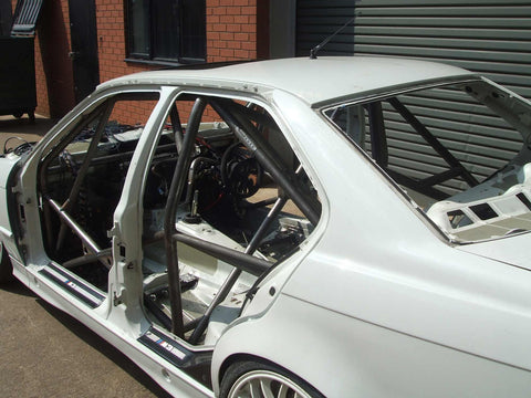 BMW E36 4dr Step 2 International Multipoint T45 roll cage kit. FIA Certificated 