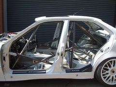 BMW E36 4dr Step 2 International Multipoint T45 roll cage kit. FIA Certificated