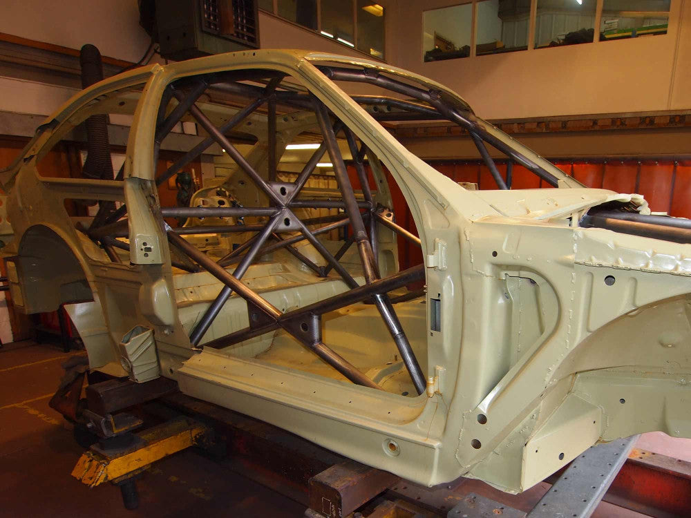 BMW E36 Compact International Multipoint T45 roll cage kit. FIA Certificated