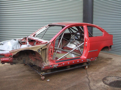 BMW E46 Compact International Multipoint T45 roll cage kit. FIA Certificated 