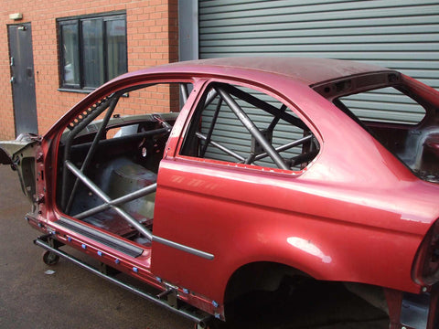 BMW E46 Compact International Multipoint T45 roll cage kit. FIA Certificated 
