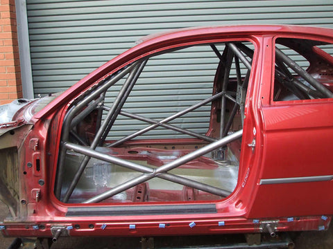BMW E46 Compact International Multipoint T45 roll cage kit. FIA Certificated 