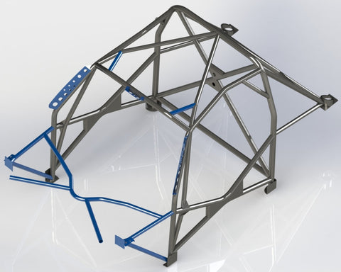 BMW Mini 2nd gen 2007 on R56 Multipoint T45 roll cage kit FIA Certificated 