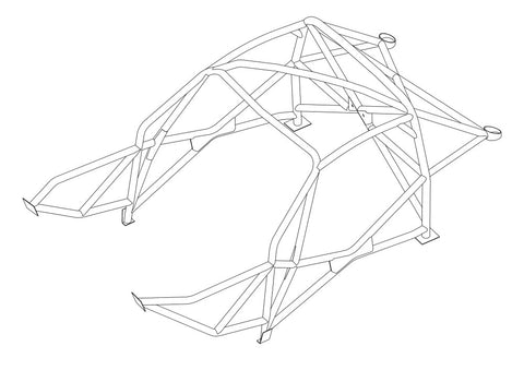 BMW Z4 Coupe Multipoint CDS roll cage kit 
