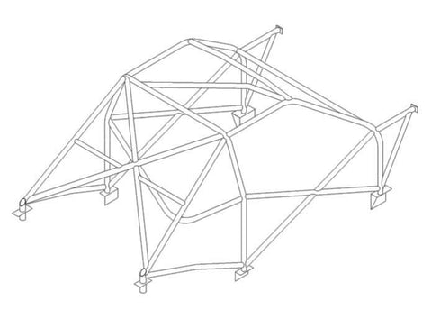 CITROEN Saxo International Multipoint T45 roll cage kit. FIA / MSUK Certificated 