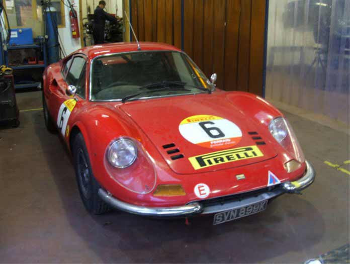 Kit de jaula de seguridad T45 histórico 246 Dino FERRARI. Cumple con el Anexo K de MS UK