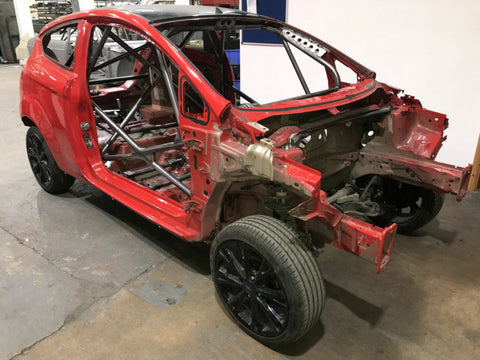 FORD Fiesta MK7 International Multipoint T45 roll cage kit. FIA / MSUK Certificated 