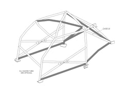 FORD Mustang Fastback Historic T45 Roll Cage kit FIA Certificated