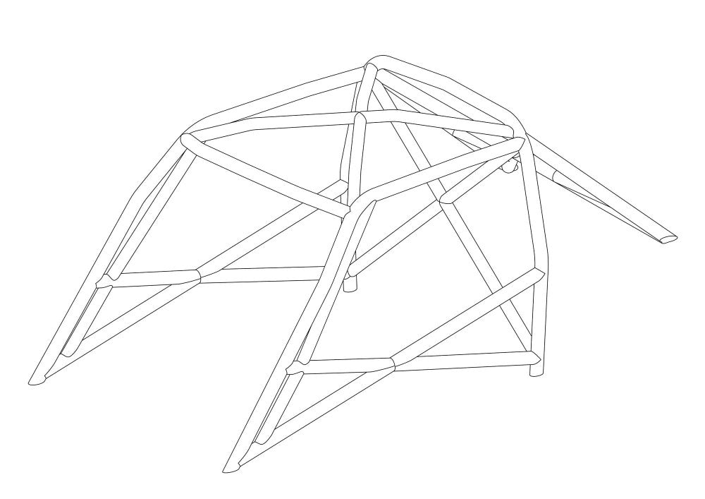 kit de jaula de seguridad multipunto CDS HONDA S2000