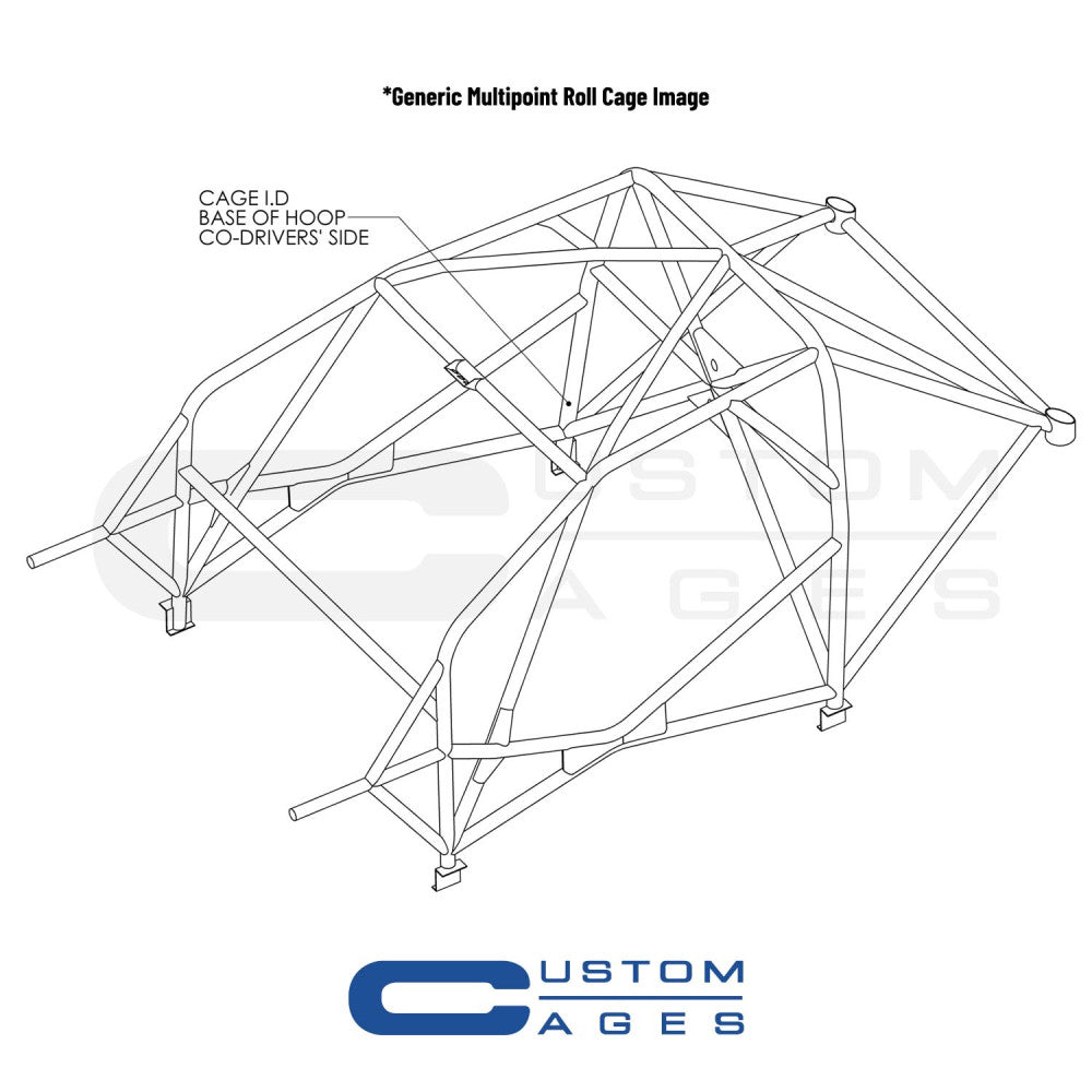HYUNDAI i20 International Multipoint T45 roll cage kit. FIA Certificated