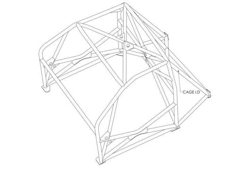 ISUZU D-Max International Multipoint T45 roll cage kit. FIA Certificated 