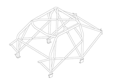 LANCIA Delta Integrale Multipoint CDS roll cage kit. MS UK Compliant 