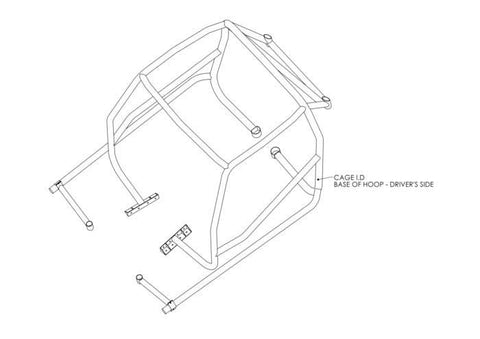 LOTUS Elan International Historic T45 roll cage kit. FIA Certificated to Appendix K 