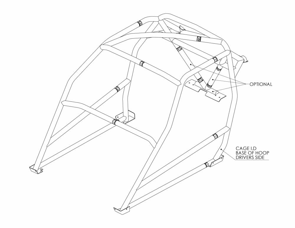 LOTUS Elite Historic T45 roll cage kit. MS UK Compliant to Appendix K
