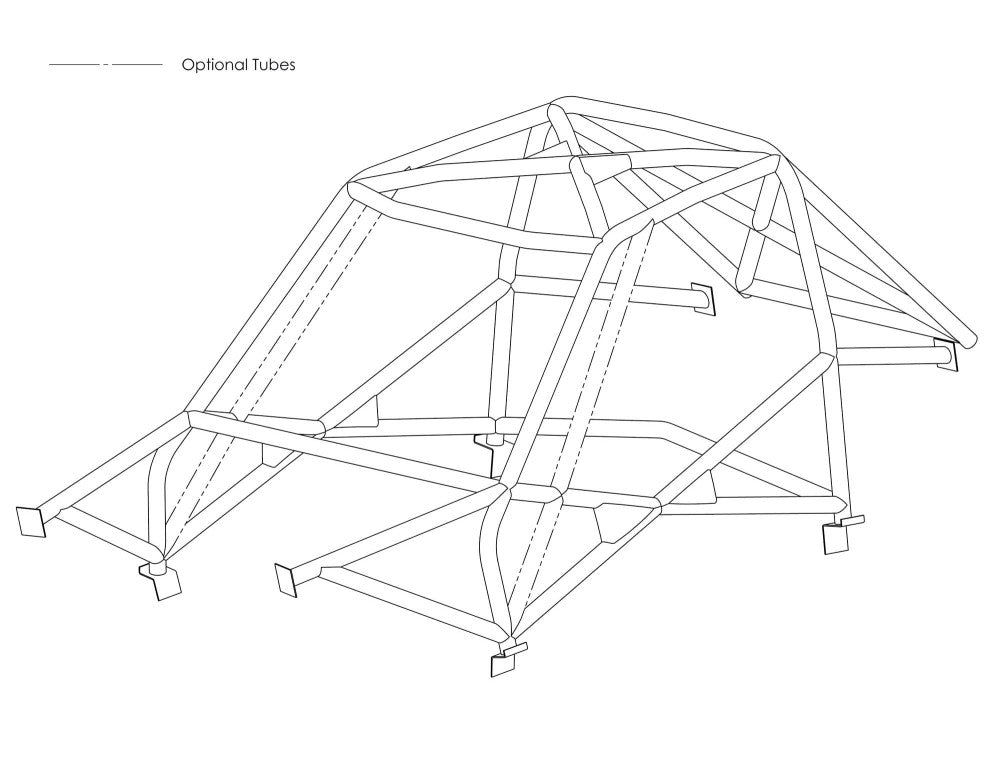 MAZDA RX7 MK 1 (FA & FB) Multipoint T45 roll cage kit