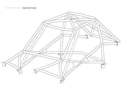 MAZDA RX7 MK 1 (FA & FB) Multipoint T45 roll cage kit 