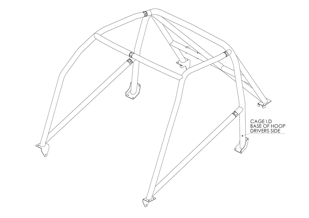 MG MGB GT Bolt-in T45 roll cage MS UK Compliant to Appendix K 