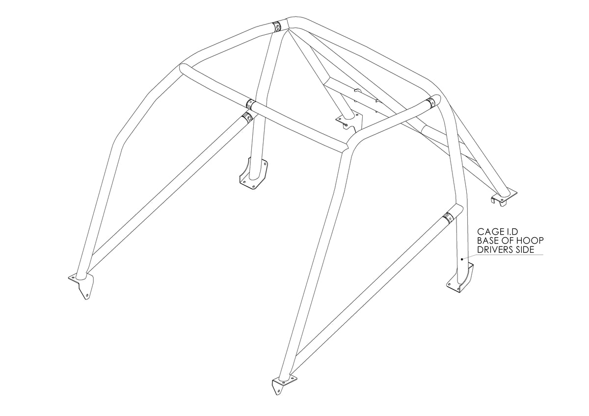 MG MGB GT Bolt-in T45 roll cage MS UK Compliant to Appendix K 