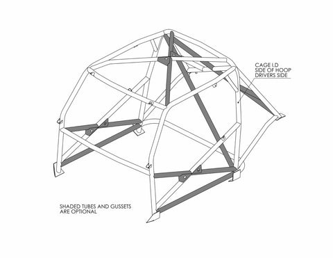 MINI Classic 2022 Historic T45 roll cage kit - FIA/MSUK Certificated to Appendix K 