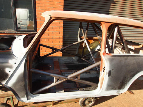 MINI Miglia / Seven International Multi Point T45 roll cage kit. FIA Certificated 
