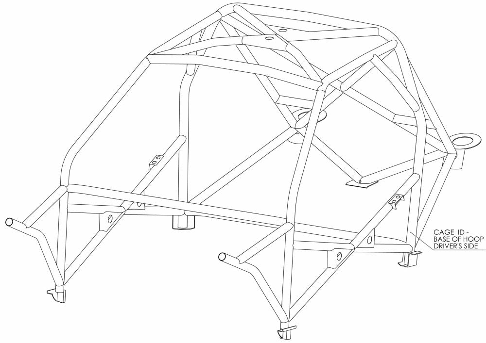 Jaula multipunto MITSUBISHI Galant. Cumple con la FIA