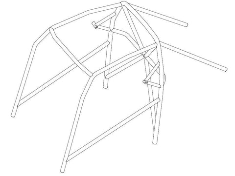 MITSUBISHI Lancer EVO X Bolt-in roll cage 