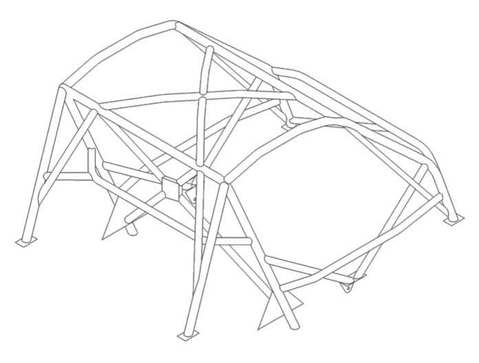 MORGAN Morgan Aero 8 International Multipoint T45 roll cage kit. FIA Certificated